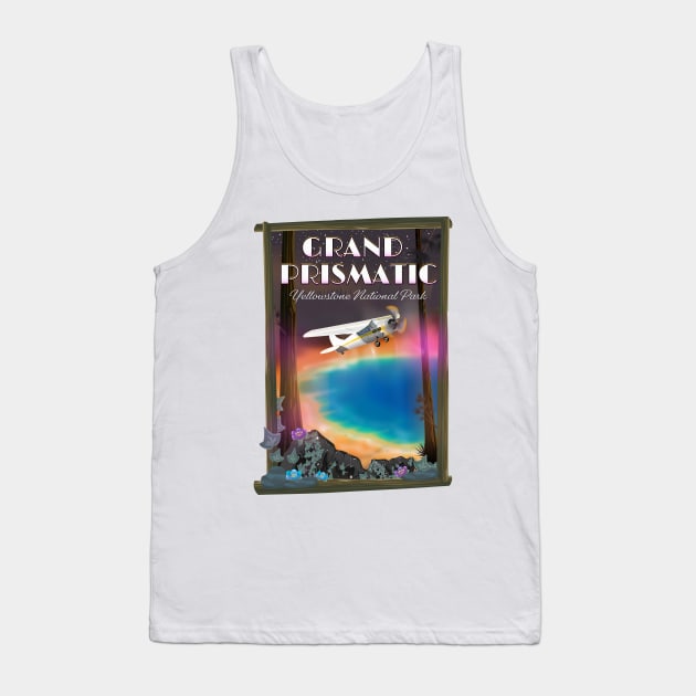 Grand Prismatic Yellowstone National Park Tank Top by nickemporium1